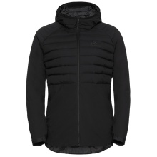 Odlo Winter Jacket Ascent S-Thermic Mid with Hood (Insulated Jacket, Windproof, Breathable) Black Women